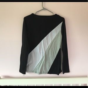 WhiteGreyBlack stripped long sleeve